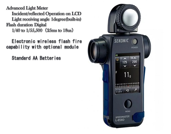 Sekonic L-858 Light Meter Review