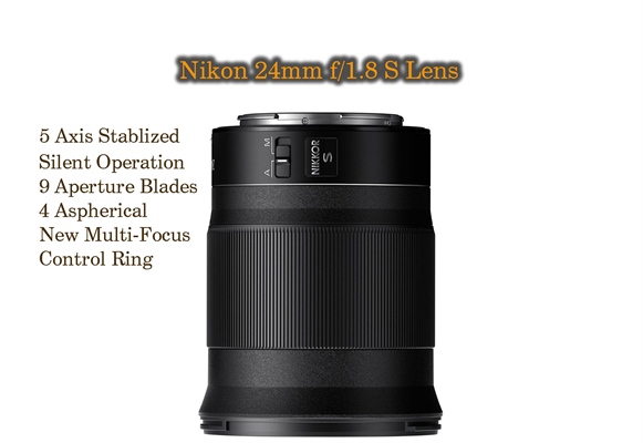 Nikon 24mm f/1.8 S Lens