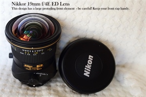 Nikon 19mm PCE Lens Front Element