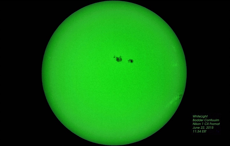 H-Alpha Large Solar Flare Image