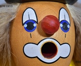 Close up of a clown face with a Nikon 200mm f4 Macro lens